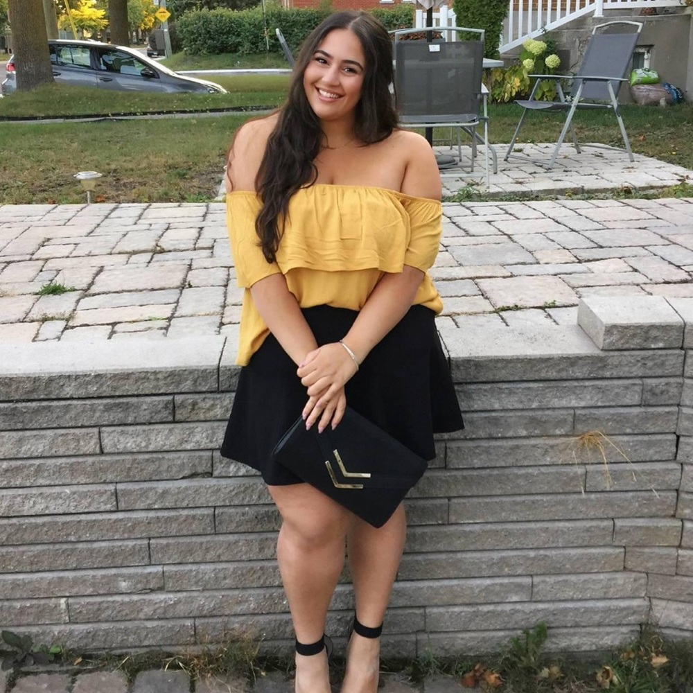 PLUS SIZE OFF THE SHOULDER TOPS
